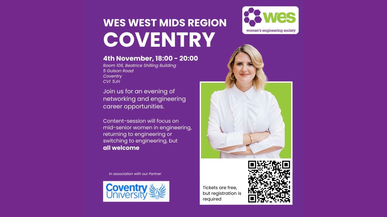 Coventry networking evening supports women in engineering